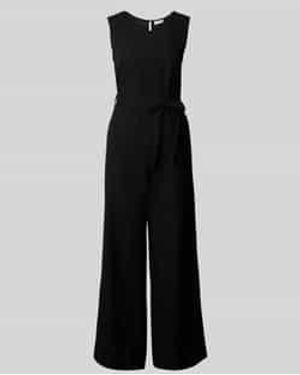 Vila Jumpsuit Met Druppelvormig Rugdecolleté Aan De Achterkant - Zwart