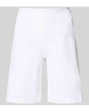 RAFFAELLO ROSSI Relaxed Fit Shorts Mit Elastischem Bund - Weiß