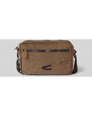 Camel Active Umhängetasche Mit Logo-Stitching Modell 'Journey' - Braun