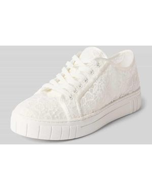 Marco Tozzi Sneaker mit Spitze und leicht profilierter Sohle - Weiß