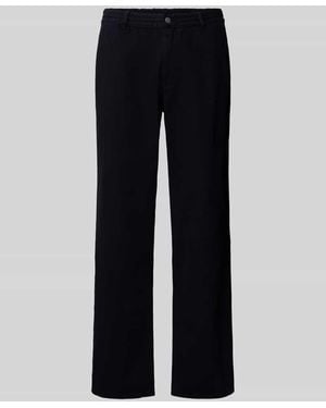 Forét Straight Leg Hose Mit Eingrifftaschen Modell 'Clay' - Schwarz