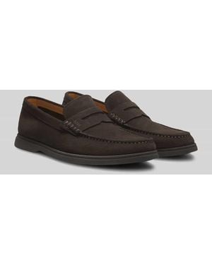 BOSS Loafer aus Rindvelours - Mehrfarbig