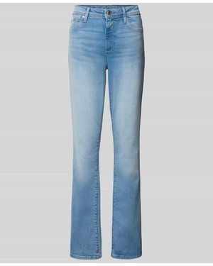 S.oliver Bootcut Jeans aus Baumwoll-Mix - Blau