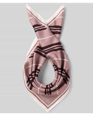 Marc O' Polo Tuch in Satin-Optik aus Viskose-Modal-Mix - Pink