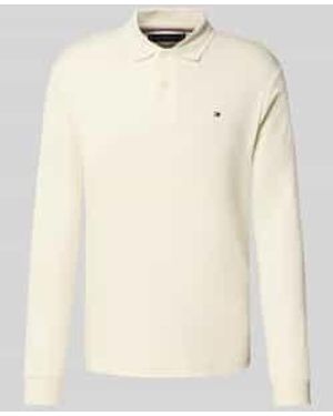 Tommy Hilfiger Regular Fit Poloshirt Van Puur Katoen - Naturel