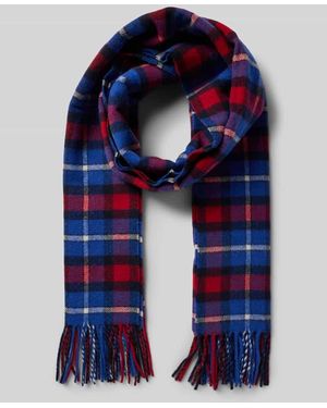 Polo Ralph Lauren Schal aus Woll-Kaschmir-Mix Modell 'Plaid' - Blau