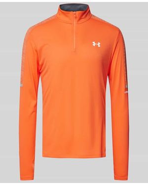 Under Armour Longsleeve mit Stehkragen - Orange