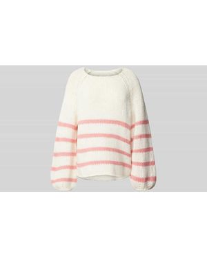 Juvia Oversized Wollpullover - Weiß