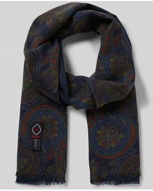 Ascot Schal aus reiner Wolle - Schwarz