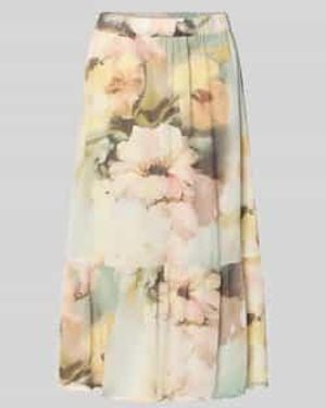 Soya Concept Midirok Met Elastische Band Model 'Carmen' - Naturel