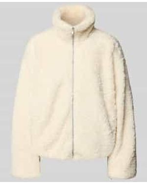 Jake*s Teddy- & Faux Fur Jassen - Naturel