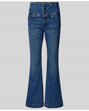 Guess Flared Jeans Mit Knopfverschluss - Blau
