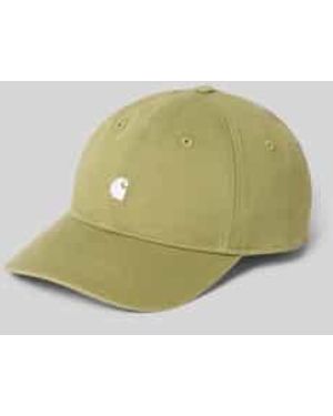Carhartt Baseballpet Met Labelstitching Model 'Madison' - Groen