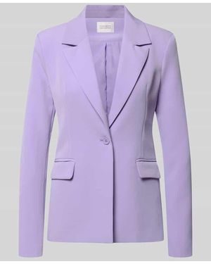 Guido Maria Kretschmer Slim Fit Blazer mit Pattentaschen Modell 'Isa' - Lila