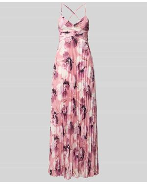 ADLYSH Regular Fit Abendkleid in Plissee-Optik - Pink