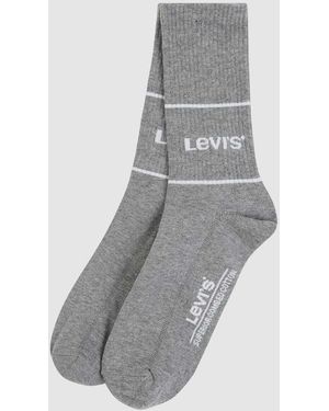 Levi's Socken Mit Label-Detail Im 2Er-Pack - Grau