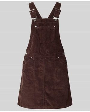 Tommy Hilfiger A-Linie Cord-Kleid aus reiner Baumwolle - Lila