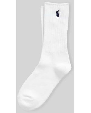 Polo Ralph Lauren Socken mit Logo-Stitching - Weiß