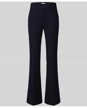Seductive Regular Fit Schlaghose aus Viskose-Mix Modell 'NANOU' - Blau