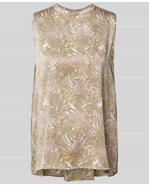 Hemisphere Blusenshirt mit Rundhalsausschnitt - Natur