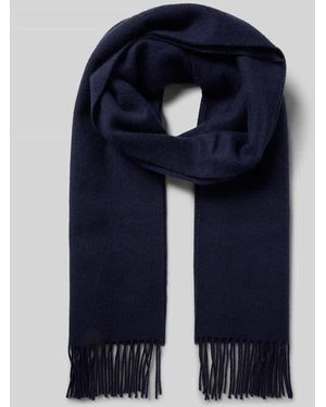 Fraas Schal mit Fransen - Blau