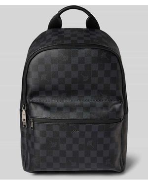Joop! Rucksack mit Logo-Print Modell 'miko' - Schwarz
