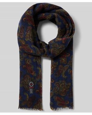 Ascot Schal aus Woll-Kaschmir-Mix - Schwarz
