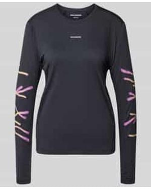 Salomon Sportshirt Met Lange Mouwen - Blauw