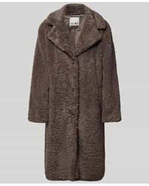 Ichi Teddy & Faux Fur Jassen - Bruin