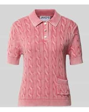 Jake*s Poloshirts - Roze