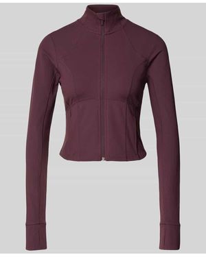 Fabletics Slim Fit Jacke mit Stehkragen Modell 'Storm' - Pink