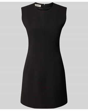 Stefanel Minikleid mit Viskose-Anteil - Schwarz