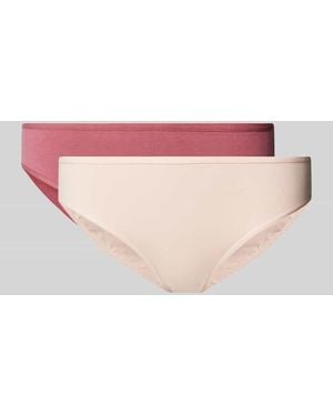 Snocks Slip Mit Elastischem Bund Im 2Er-Pack - Pink