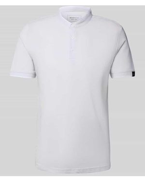Tom Tailor Regular Fit Poloshirt aus reiner Baumwolle - Weiß