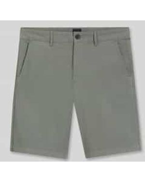BOSS Slim Fit Korte Chino Van Katoenmix Model 'Chino-Slim-Shorts' - Grijs