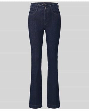 M·a·c Bootcut Jeans aus Baumwoll-Mix Modell 'DREAM BOOT' - Blau