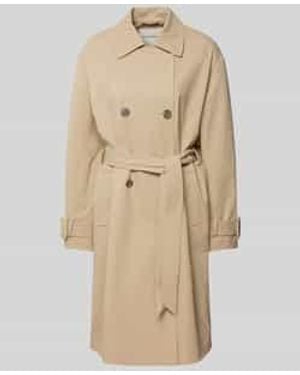 Tom Tailor Trenchcoat Met Strikceintuur - Naturel