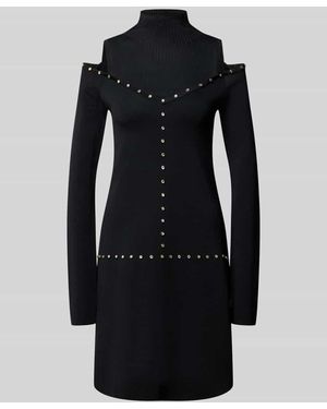 Liu Jo Minikleid aus Viskose-Mix Modell 'Abito Maglia Corto' - Blau