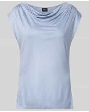 S.oliver Relaxed Fit T-Shirt Van Pure Viscose - Blauw
