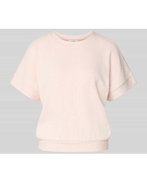 Opus Sweatshirt mit 1/2-Arm Modell 'Gimos' - Pink