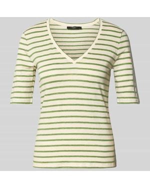 Weekend by Maxmara T-Shirt mit V-Ausschnitt Modell 'OPZIONE' - Mehrfarbig