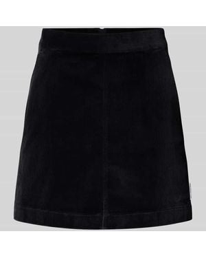 Marc O' Polo Regular Fit Mini-Rock aus Baumwoll-Mix - Schwarz