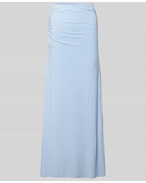 Forever New Maxirock mit Drapierungen Modell 'Mimi Flute Maxi Skirt' - Blau