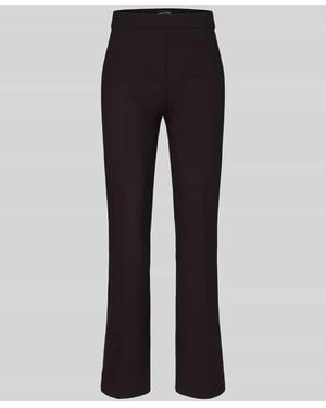SteHmann Regular Fit Gerade Hose aus Viskose-Mix Modell 'Editta' - Blau