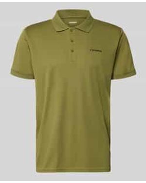 Icepeak Regular Fit Poloshirt Met Logoprint Model 'Bellmont' - Groen