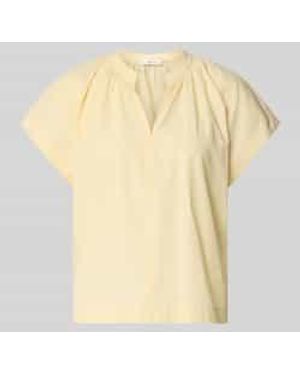Opus Blouseshirt Met Tuniekkraag Model 'Firu' - Naturel