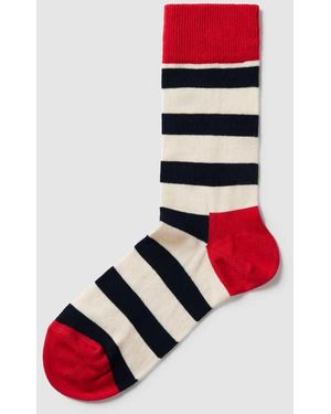 Happy Socks Socken Mit Streifenmuster - Rot