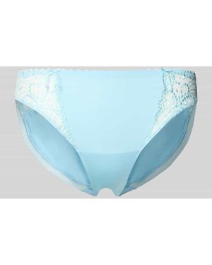 Marie Jo Slip mit Spitze und Schleifen-Details Modell 'Jane Rio' - Blau