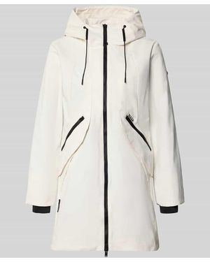 Khujo Mantel mit Reißverschlusstaschen Modell 'EIZA' - Natur