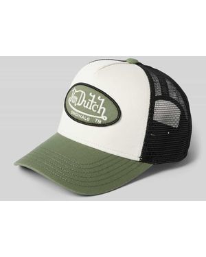 Von Dutch Trucker-Cap Mit Label-Patch Modell 'Boston' - Grün
